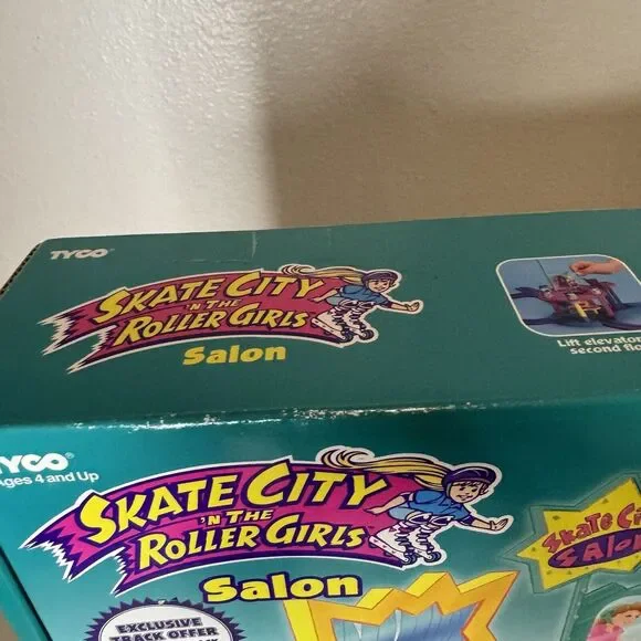 Tyco Skate City n the Roller Girls Salon Playset Vintage 1996 New 90s Toy 2088-1 - Picture 5 of 16